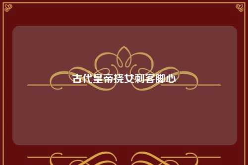 古代皇帝挠女刺客脚心