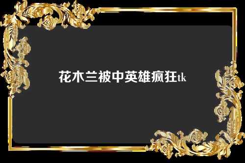 花木兰被中英雄疯狂tk